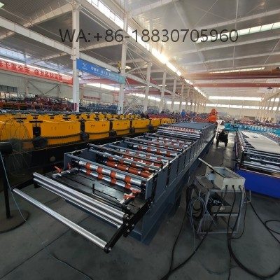 IBR 686 & 762 double-layer forming machine tailored for South Africa, efficient, versatile, and ideal for roofing sheet production.