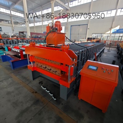 IBR 686 & 762 double-layer forming machine tailored for South Africa, efficient, versatile, and ideal for roofing sheet production.