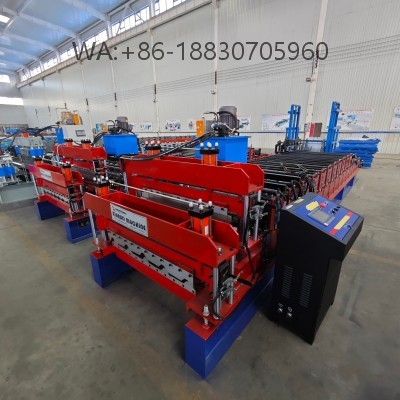 The Widespan 762 and standing seam double-layer forming machine is designed for roofing contractors who need flexibility and durability. With its ability to produce both Widespan 762 panels and modern standing seam sheets, this equipment provides a cost-effective solution for diverse construction needs.