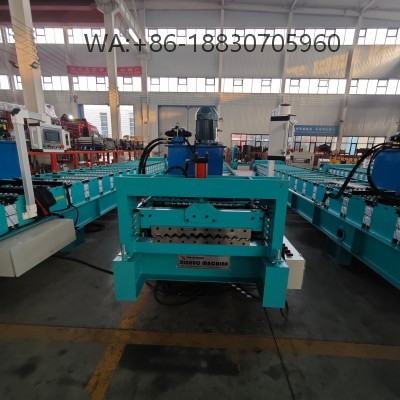 High-precision 760 Trimdek forming machine engineered for the Australian roofing market, offering stable production, clean rib shaping, and fully automated control.