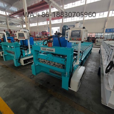 High-precision Trimdek panel forming machine for metal roofing production. Supports various coil materials, stable output, customizable width and speed for Australia and Southeast Asia.