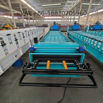 High-precision Trimdek panel forming machine for metal roofing production. Supports various coil materials, stable output, customizable width and speed for Australia and Southeast Asia.