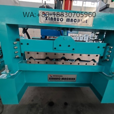 High-precision Trimdek panel forming machine for metal roofing production. Supports various coil materials, stable output, customizable width and speed for Australia and Southeast Asia.