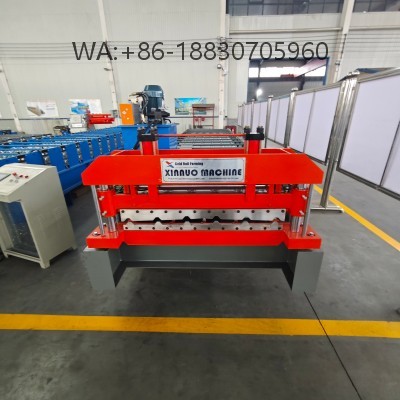 Mesin pembentuk lembaran atap baja tahan karat dengan struktur kuat, presisi stabil, dan fleksibilitas tinggi untuk produksi panel tahan korosi berstandar industri.