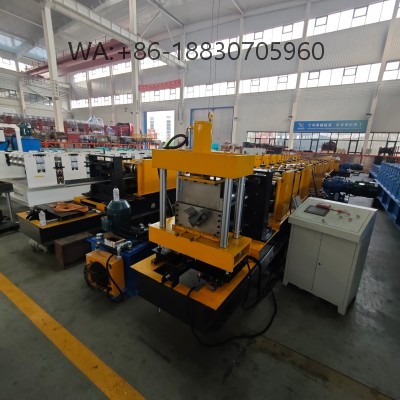 Container corner column forming machine for producing strong and precise container corner posts, suitable for ISO containers and customized container structures.