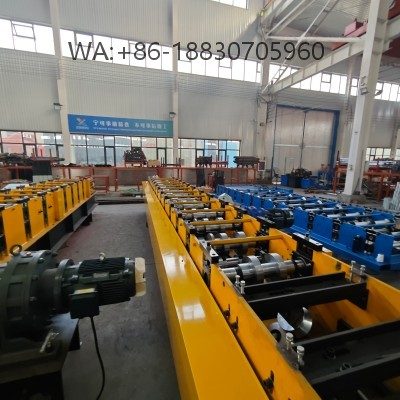 Container corner column forming machine for producing strong and precise container corner posts, suitable for ISO containers and customized container structures.