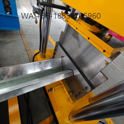 Container corner column forming machine for producing strong and precise container corner posts, suitable for ISO containers and customized container structures.
