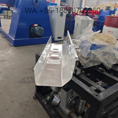 Portable mobile gutter forming machine for on-site production, compact design, easy transport. Produces aluminum/steel gutters with high precision. Customizable profiles & sizes, factory direct for roofing projects.