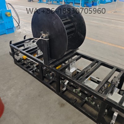 Portable mobile gutter forming machine for on-site production, compact design, easy transport. Produces aluminum/steel gutters with high precision. Customizable profiles & sizes, factory direct for roofing projects.