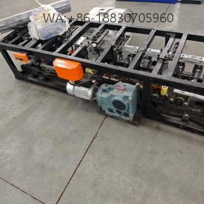 Portable mobile gutter forming machine for on-site production, compact design, easy transport. Produces aluminum/steel gutters with high precision. Customizable profiles & sizes, factory direct for roofing projects.