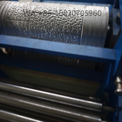 Metal sheet embossing machine for anti-slip & decorative texturing, sturdy structure, high precision. Suitable for steel/aluminum sheets, customizable patterns, factory direct for industrial use.