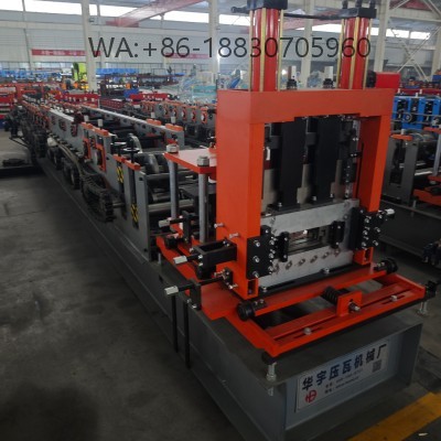 Perfiladeira de perfil U de alta eficiência para produção de vigas de aço, estrutura robusta, precisão de formação. Adequada para estruturas metálicas, customizável de tamanhos e espessuras, fábrica direta para construção civil.