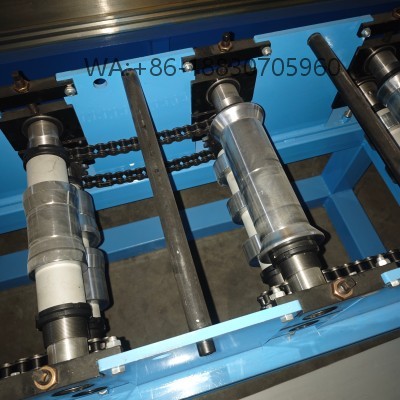 IBR Roof Ridge Cap Forming Machine, a precision ridge-cap-roll-forming-machine for metal roof ridge caps, sturdy structure, customizable sizes, factory direct for roofing projects.