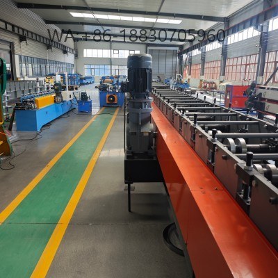 Strut-channel-roll-forming-machine for solar PV support frames, high-precision strut channel production, customizable profiles for all solar mounting systems.