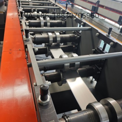Strut-channel-roll-forming-machine for solar PV support frames, high-precision strut channel production, customizable profiles for all solar mounting systems.