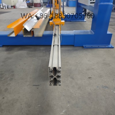 Optimize your roll forming line with our automatic purlin stacker. High-speed handling for C & Z channels. Get a factory quote today!