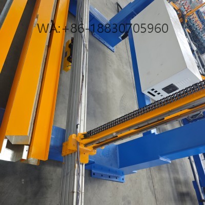 Optimize your roll forming line with our automatic purlin stacker. High-speed handling for C & Z channels. Get a factory quote today!