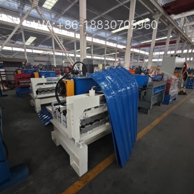 Pabrikan mesin curved spandek otomatis berkualitas tinggi. Solusi investasi terbaik untuk menekuk dan melengkungkan atap spandek galvalum secara presisi untuk kebutuhan kanopi, kubah, dan pergudangan.