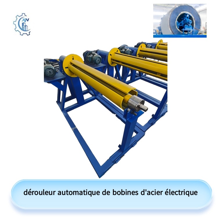 dérouleur automatique de bobines d'acier électrique
