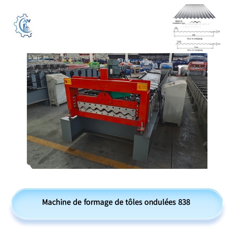 Machine de formage de tôles ondulées 838