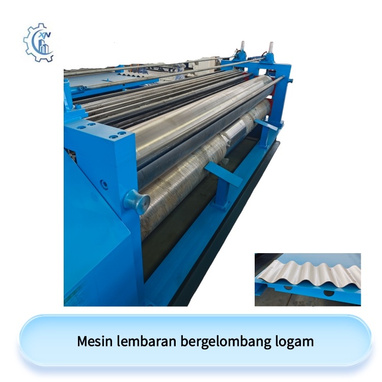Mesin lembaran bergelombang logam