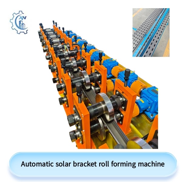 Automatic solar bracket roll forming machine