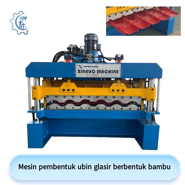 Mesin pembentuk ubin glasir berbentuk bambu