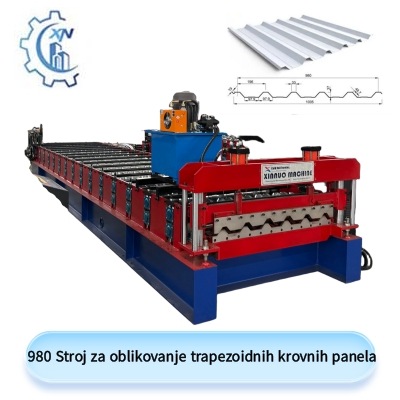 980 Stroj za oblikovanje trapezoidnih krovnih panela