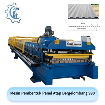 Mesin Pembentuk Panel Atap Bergelombang 990