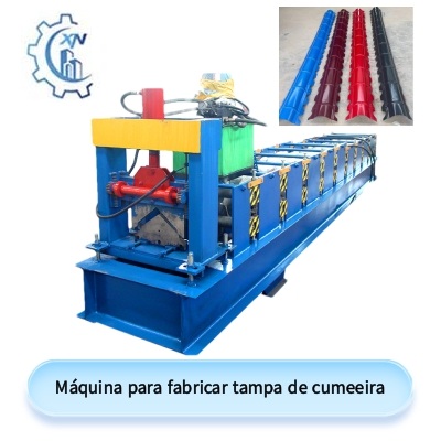 Máquina para fabricar tampa de cumeeira