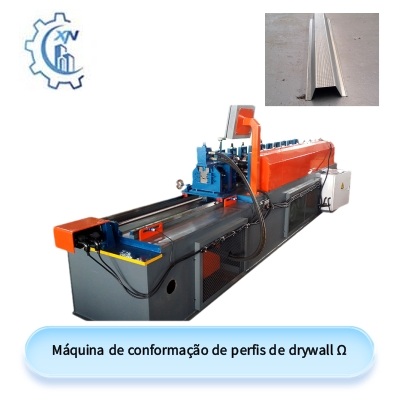 Máquina de conformação de perfis de drywall Ω