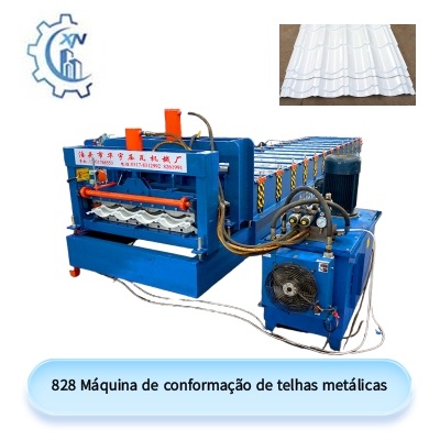 828 Máquina de conformação de telhas metálicas