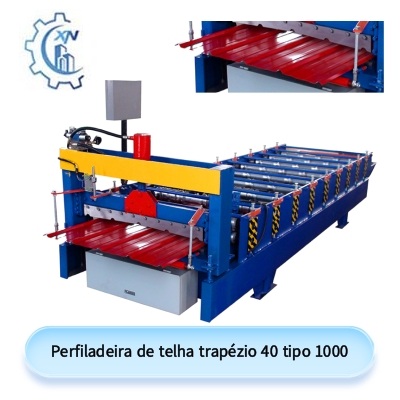 Perfiladeira de telha trapézio 40 tipo 1000