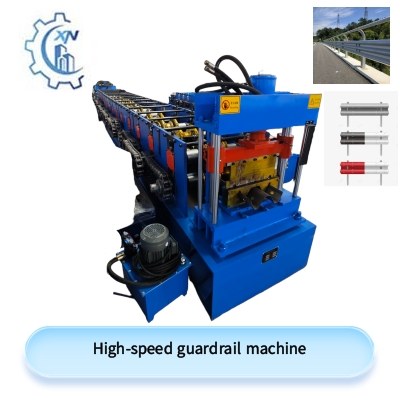 High-speed guardrail machine