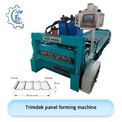 Trimdek panel forming machine