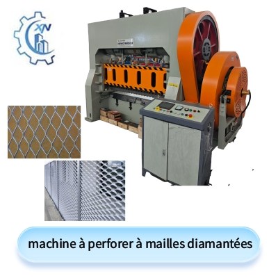 Machine à perforer à mailles diamantées