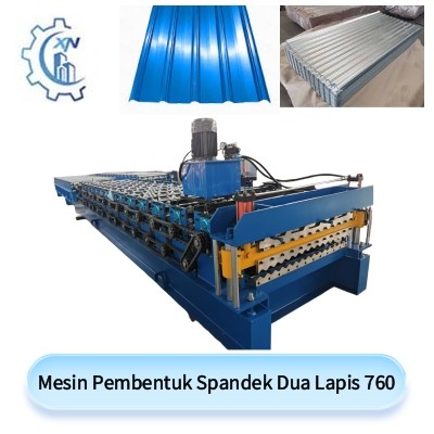 Mesin Pembentuk Spandek Dua Lapis 760