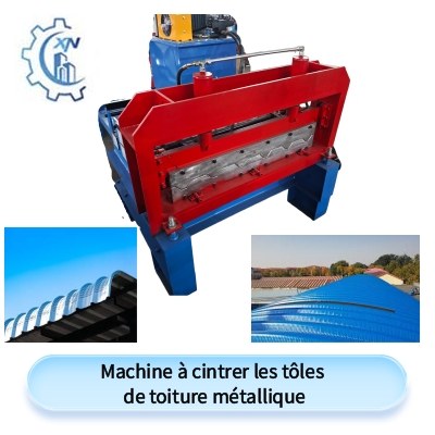 Machine à cintrer les tôles de toiture métallique