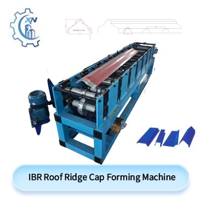 IBR Roof Ridge Cap Forming Machine