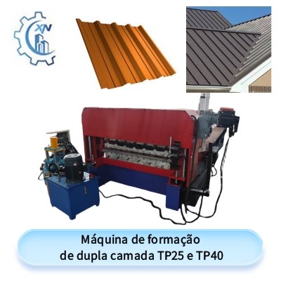 Máquina de formação de dupla camada TP25 e TP40