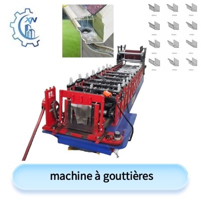 Machine à gouttières métalliques