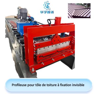 Profileuse pour tôle de toiture à fixation invisible