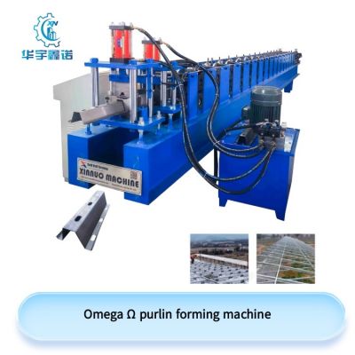Omega purlin forming machine