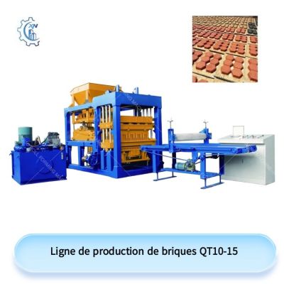 Ligne de production de briques QT10-15