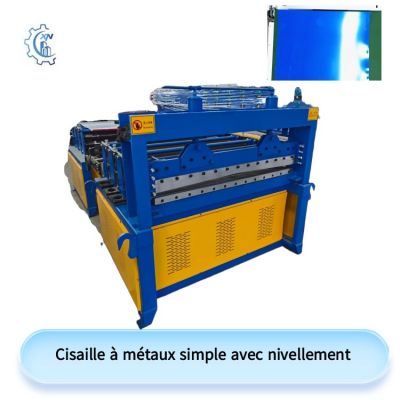 Cisaille à métaux simple avec nivellement