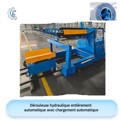 Dérouleuse hydraulique entièrement automatique avec chargement automatique
