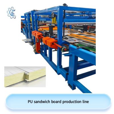PU sandwich board production line