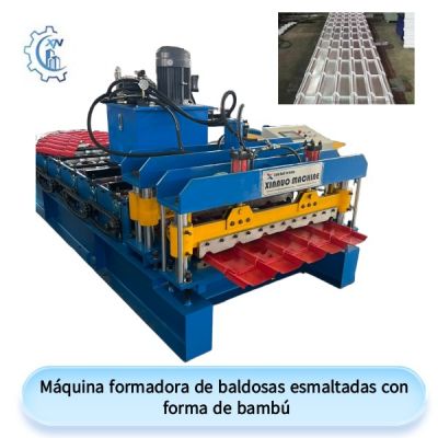 Máquina formadora de baldosas esmaltadas con forma de bambú