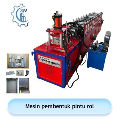 Mesin pembentuk pintu rol