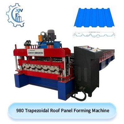 980 Trapezoidal roof panel forming machine